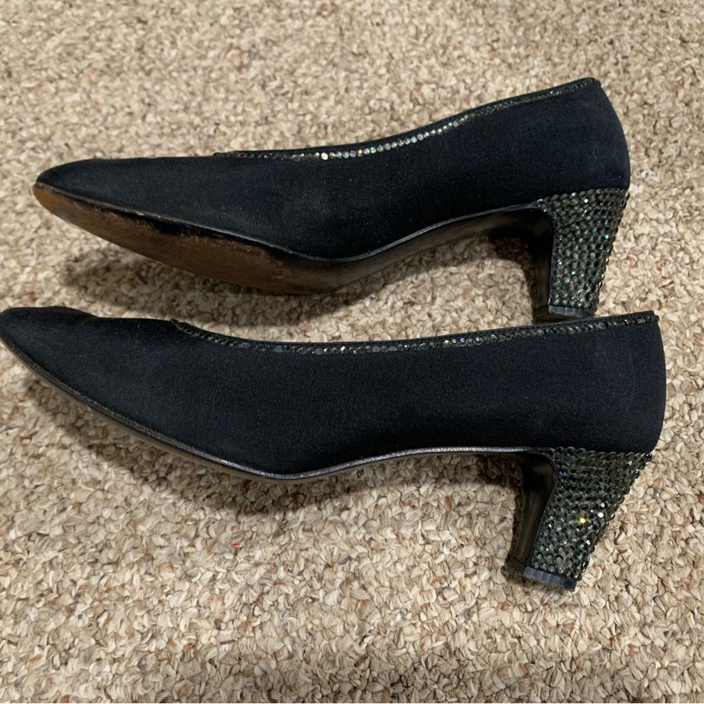 Vintage Mijji Charles Summer heel with rhinestones 7